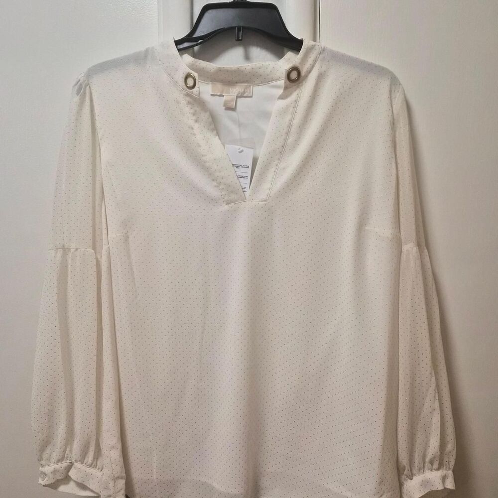 Michael-kors Women's White Blouse